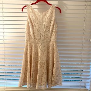 Ivory lace dress